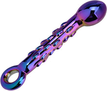 Load image into Gallery viewer, Analspielzeug Glas Dildo Analplugs Prostata Massage Funktion mit Handzugring, Prostata-Stimulation Sexspielzeug für Männer, Frauen Paare, ideal für Anfänger