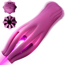 Load image into Gallery viewer, Elektrische Eichelvibrator,Penis-Vibrator im Griffdesign Mit 10 Vibrationsmodi Penistrainer Massagegerät,Elektrische Masturbator Cup Multiple Reize Sexspielzeug für Mann Silikon Männerpokal