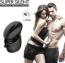 Load image into Gallery viewer, Elektrische Eichelvibrator,Penis-Vibrator mit einstellbarer Größe,10 Vibrationsmodi Neuer Masturbatoren,Elektrische Masturbatoren Penis Trainer, Männer Eichel Stimulator Silikon Sexspielzeug