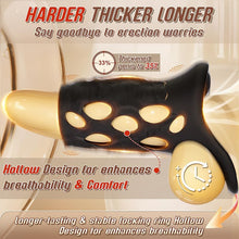 Load image into Gallery viewer, Penisring Vibratoren mit APP Fernbedienung,Penisring Vibratoren mit 10 Intensive Vibrationsmodi, Dehnbar Silikon Cockring,Sex Spielzeug für die Männer Elektrische Penis Trainer Vibrator