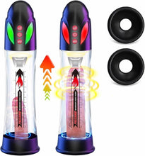 Load image into Gallery viewer, Penis Pumpe Sex Spielzeug für die Männer - Penispumpe für Penisvergrößerung mit 4 Saugenmodi &amp; 4 Druckmodi