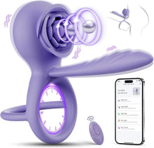 Load image into Gallery viewer, Männlicher Penisring-Vibrator, Sexspielzeug für extremen Sex für Paare mit 9 Vibrationsmodi und Fernbedienung, Cockring-Vibrator Massage Cock Hoden Sexspielzeug für Männer