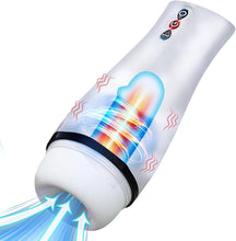 Load image into Gallery viewer, Elektrischer Masturbator Cup mit 10 Vibration &amp; 10 Saugmodi, Sex Spielzeug für die Männer solo, Taschenmuschi Masturbieren für Männer Penis Masturbatoren, Sex Toys mit 3D Vagina Pussy