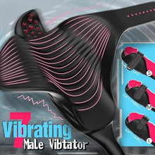 Load image into Gallery viewer, Männlicher Analvibratoren Penisringe Prostata Massagegerät Analplug mit 7 Vibrationen und 7 Teleskopmodi Dehnbar Silikon Penisringe Analvibratoren Sexspielzeug für Männer Paare
