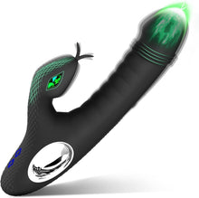 Load image into Gallery viewer, Dildo Vibrator Sex Spielzeug für die Frau, Vibratorensets für Frauen Klitoris Stimulator für Sie, G Punkt Vibratoren mit Klitorisstimulation mit 10 VibrationModi Sexspielzeug für Paare Sex Toy