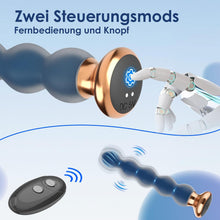 Load image into Gallery viewer, Analvibratoren Anfänger Analplug# für Männer und Frauen, Silikon Analkugeln Butt plug mit 10 Vibrationmodi Fernbedienung Sexspielzeug Prostate Stimulation Massager für Parre Extrem Sex