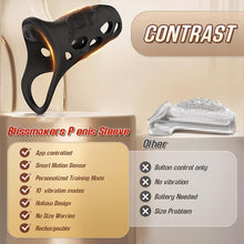Load image into Gallery viewer, Penisring Vibratoren mit APP Fernbedienung,Penisring Vibratoren mit 10 Intensive Vibrationsmodi, Dehnbar Silikon Cockring,Sex Spielzeug für die Männer Elektrische Penis Trainer Vibrator