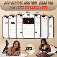 Load image into Gallery viewer, Penisring Vibratoren mit APP Fernbedienung,Penisring Vibratoren mit 10 Intensive Vibrationsmodi, Dehnbar Silikon Cockring,Sex Spielzeug für die Männer Elektrische Penis Trainer Vibrator