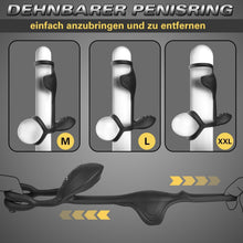 Load image into Gallery viewer, APP Penisring Set Sex Spielzeug für die Männer, 9 Vibrationsmodi Penis Vibrator Massagegerät, Penis Ring Cockringe Erotik Sexspielzeug für Paare Extrem Sex, Cockring Hodenringe Erotisches für Klitoris