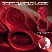Load image into Gallery viewer, Sex Spielzeug für die Paare Frau Männer, BDSM Rose Vibration für Frauen, Vibratorensets für Frauen Klitoris mit Fernbedienung Leise, Penisring Vibrator App, Erotisches Sexspielzeug Sex Maschine Spiele