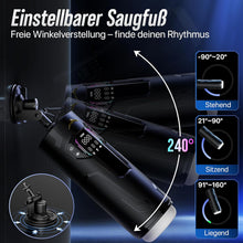 Load image into Gallery viewer, Masturbieren für Männer Handfrei, Masturbator 7 Teleskop 7 Saugen 7 Vibration Taschenmuschi, Sex Spielzeug für die Männer Solo KI Masturbatoren, Vibratorensets Ein-Klick Max Penis Pump Sex Toys Set