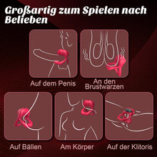 Load image into Gallery viewer, Penisring Penis Vibrator Sex Spielzeug für die Paare, Penies Ring für Sex Penisringe mit Klitoris Stimulator, Sexspielzeug für Paare Extrem Sex Dual Penis Ring, Erotisches Sex Toys Cockring für Männer