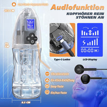 Load image into Gallery viewer, Elektrischer Masturbator Masturbieren für Männer mit 7 Saugmodi 10 Vibrationen Sex Spielzeug für die Männer Transparent 3D Taschenmuschi Blowjob Masturbatoren Penis Vibrator Trainer Pussy Sexspielzeug