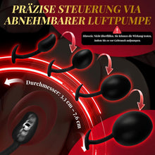 Load image into Gallery viewer, Neuer Aufblasbar Analplug Mit Magnetverschluss-System für Luftpumpe Sex Spielzeug für die Männer, Verstellbar Riesen Dildo Butt Plug Abnehmbarer, Sex Toys Anal Plug SM Sexspielzeug für Paare Frauen
