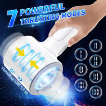 Load image into Gallery viewer, Elektrischer Masturbator Cup 7 Geschwindigkeiten 7 Vibrationsmodi Sex Spielzeug für die Männer Solo Sex Toys Masturbieren für Männer Taschenmuschi Penis Masturbatoren Taschenmuschi Vibrator