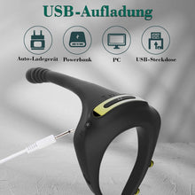 Load image into Gallery viewer, Prostata Stimulation Männer Sex Spielzeug für die Männer, Vibratorensets Analplug für männer Penisringe Vibrator Analvibratoren für mann Sexspielzeug für Paare Cockring groß mit 10 Vibrationsmodi