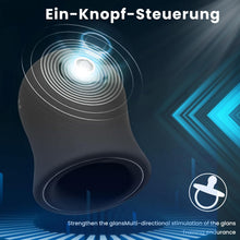 Load image into Gallery viewer, Masturbator mit einzigartigem Texturdesign an der Innenwand,Penis Vibrator für Mann mit 12Vibrationsmodi, Elektrische Masturbatoren Penis Trainer, Männer Eichel Stimulator Silikon Sexspielzeug