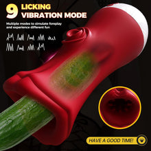 Load image into Gallery viewer, Elektrische Cup-Masturbatoren Realistisches Blowjob mit 9 Vibrationsmodi Sexspielzeug für Männer Vibratorensets Elektrisch Sextoysets Für Men