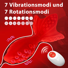 Load image into Gallery viewer, Oktopus Analvibrator Prostata Vibrator mit 7 Vibrationsmodi und 7 360°Rotationsmodi Prostata Stimulation Männer mit Fernbedienung Analvibrator Buttplug Analplug Sex Spielzeug die Männer Paare