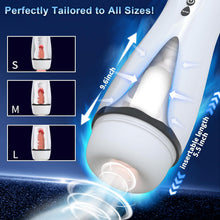 Load image into Gallery viewer, Elektrischer Masturbator Cup mit 10 Vibration &amp; 10 Saugmodi, Sex Spielzeug für die Männer solo, Taschenmuschi Masturbieren für Männer Penis Masturbatoren, Sex Toys mit 3D Vagina Pussy