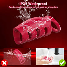 Load image into Gallery viewer, Penisring Sex spielzeug für die Paare Männer, Penis Ring Erotik Sex Spielzeug für Penis G-Punkt, Penishülle Cockring Erotisches Sexspielzeug für Klitoris, 10 Vibrationsmodi Dual Penisringe Sex Toys