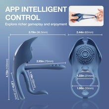 Load image into Gallery viewer, Penisring Vibrator mit App, Sex spielzeug für Paare extrem sex, Penisringe Erotik Sex Spielzeug für die Männer, Cockring für Klitoris Penis, Erotisches Pleasure Ring mit 5 Vibrationsmodi Sex Toys