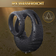 Load image into Gallery viewer, Sex Spielzeug Für Die Paare Penisring, Sex Spielzeug Für Die Männer Dual Penis Ring Vibrator Mit Fernbedienung, Penisringe Langwährende Erektion Cockring Sex Spielzeug Für Die Frau, Männer