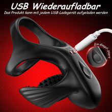 Load image into Gallery viewer, Penisring Vibrator mit 360° Verstellbarem Perlen-Klitorisstimulator, Sex Spielzeug für die Paare Männer Frauen, Cockring Penis Ring Sex Toys, Erotisches Sexspielzeug für Paare Mann Extrem Sex
