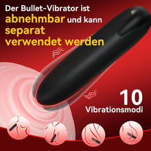 Load image into Gallery viewer, Penisring Vibrator mit Bullet-Vibrator Sex Spielzeug für die Paare Männer, Vibration-Penisringe Sex Toys mit 10 Modi Cockring für Penis Testikel Stimulation, Klitorisstimulator Sexspielzeug für Frauen