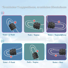 Load image into Gallery viewer, Penisring Vibrator Penishülle für Penis G-Punkt, Sex Spielzeug für die Paare Männer Frauen, 10 Vibrations Penis Ring Sleeve Cockring, Budoli Penismanschetten Sex Toys, Penisverlängerung Sexspielzeug
