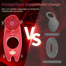 Load image into Gallery viewer, Penisring Sex Spielzeug für die Männer, Penisring Vibrator mit Klitoris Stimulator, Penis Ring Vibratoren Sex Spielzeug für Männer Paare Frauen, 9 Vibrations Cockring