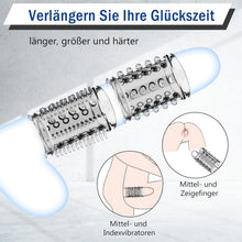 Load image into Gallery viewer, Penismanschetten, 6er Pack Penis Sleeve Fallinsexy Transparente Wiederverwendbare Penishülle für Penisvergrößerung Sexspielzeug für Männer, Penis Sleeve Erbessern Ausdauer &amp;Sensibilität