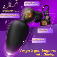 Load image into Gallery viewer, Flüssigsilikon Analplug Analkugeln mit 10 Vibrationsmodi Anal Dildo &amp; Analvibratoren für Männer und Frauen 36cm Sex Spielzeug für die Paare BDSM Dildo Anal Beads Prostata Stimulation Männer