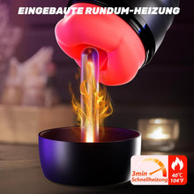 Load image into Gallery viewer, Elektrischer Masturbator Masturbieren für Männer 9 Vibration, Penistrainer App-steuerung mit Heizstab, Sex Spielzeug für die Männer Solo Masturbatoren Oral Vibrator Penis Sexspielzeug