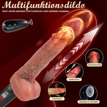 Load image into Gallery viewer, Dildo mit 5 Stoßfunktion &amp; 10 Vibration für Frauen, Vibrator Sex Spielzeug für Paare, Sex Spielzeug für die Frau Männer, Vibratorensets für Frauen Männer, Dildos Sexmaschine Maschinen &amp; Geräte