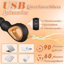 Load image into Gallery viewer, Analkugeln Analkette mit 6 Anal Beads, Sex Spielzeug anal Vibrator Prostata Stimulation Männer Analplug Sexspielzeug Buttplug Analplugs Analspielzeuge, Analvibratoren für Männer Anfänger Die Paare