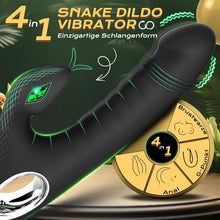Load image into Gallery viewer, Dildo Vibrator Sex Spielzeug für die Frau, Vibratorensets für Frauen Klitoris Stimulator für Sie, G Punkt Vibratoren mit Klitorisstimulation mit 10 VibrationModi Sexspielzeug für Paare Sex Toy