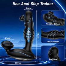Load image into Gallery viewer, Analvibratoren für Männ Prostata Stimulation Männer Analplug für männer mit 10 Schlagmodi 10 Vibrationen Sexspielzeug für die Männer Anal Vibrator Dildo Vibratorensets für Männer Perineum Stimulation