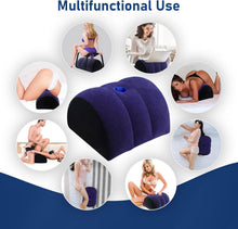 Load image into Gallery viewer, Sex Kissen Lendenkissen Sexspielzeug mit Loch für Paare Sex Frauen G Spot Position Kissen Multifunktionales Aufblasbares Kissen Sex Reisekissen Schlafzimmer Sexmöbel für Paare Frauen
