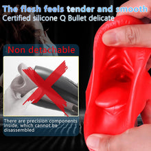 Load image into Gallery viewer, Elektrischer Masturbator Cup 10 Vibration und Heizfunktion mit Zunge lecken Penis Vibratoren Elektrische Masturbatoren Penis Trainer, Männer Eichel Stimulator 3D Realistischer Vagina Pussy