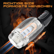 Load image into Gallery viewer, Masturbieren FüR MäNner - Masturbatoren FüR Die MäNner Mit 5 Saugmodus Und 10 Vibrationsmodi, Taschenmuschi FüR Die MäNner 3d Realistische Vagina Heizung
