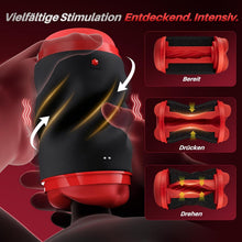 Load image into Gallery viewer, Masturbieren für Männer Elektrischer Masturbator mit 9 Zungenleckmodi 9 Saugmodi 9 Vibrationen Blowjob Transparent Taschenmuschi Sex Spielzeug für die Paare Sexspielzeug für männer solo