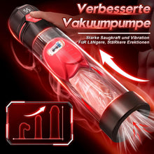 Load image into Gallery viewer, Elektrische Penispumpe – Sexspielzeug für Männer – Pumpen &amp; Vergrößerer, Masturbator für Männer mit 5 Saugstufen und 7 Vibrationsmodi, Penisvergrößerer für Männer zur Förderung der Erektion