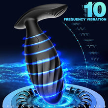 Load image into Gallery viewer, Anal Vibrator Prostata Stimulation Männer mit Fernbedienung Analvibratoren für Mann mit 10 Vibrationsmodi Sex Spielzeug für Die Männer Prostata Vibrator Anal Spielzeug für Männ Fraue Paare