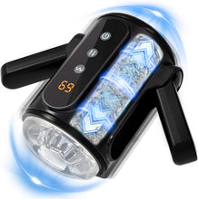 Load image into Gallery viewer, Elektrische Cup-masturbatoren mit 9 Teleskopfunktion undVibrationen, Sex Spielzeug für die Männer Masturbieren für Männer, Masturbatoren Taschenmuschi Penis Sexspielzeug, Männer Sex Sexspielzeug