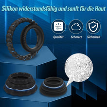 Load image into Gallery viewer, Penisring – 7-teiliges Set für Männer, Sexspielzeug für Männer und Paare, Penisringe, Sexspielzeug für Paare, Sexspielzeug für Erwachsene, Sexspielzeug für Paare, Lust, Sexspiele für Erwachsene und Paare, härter und stärker