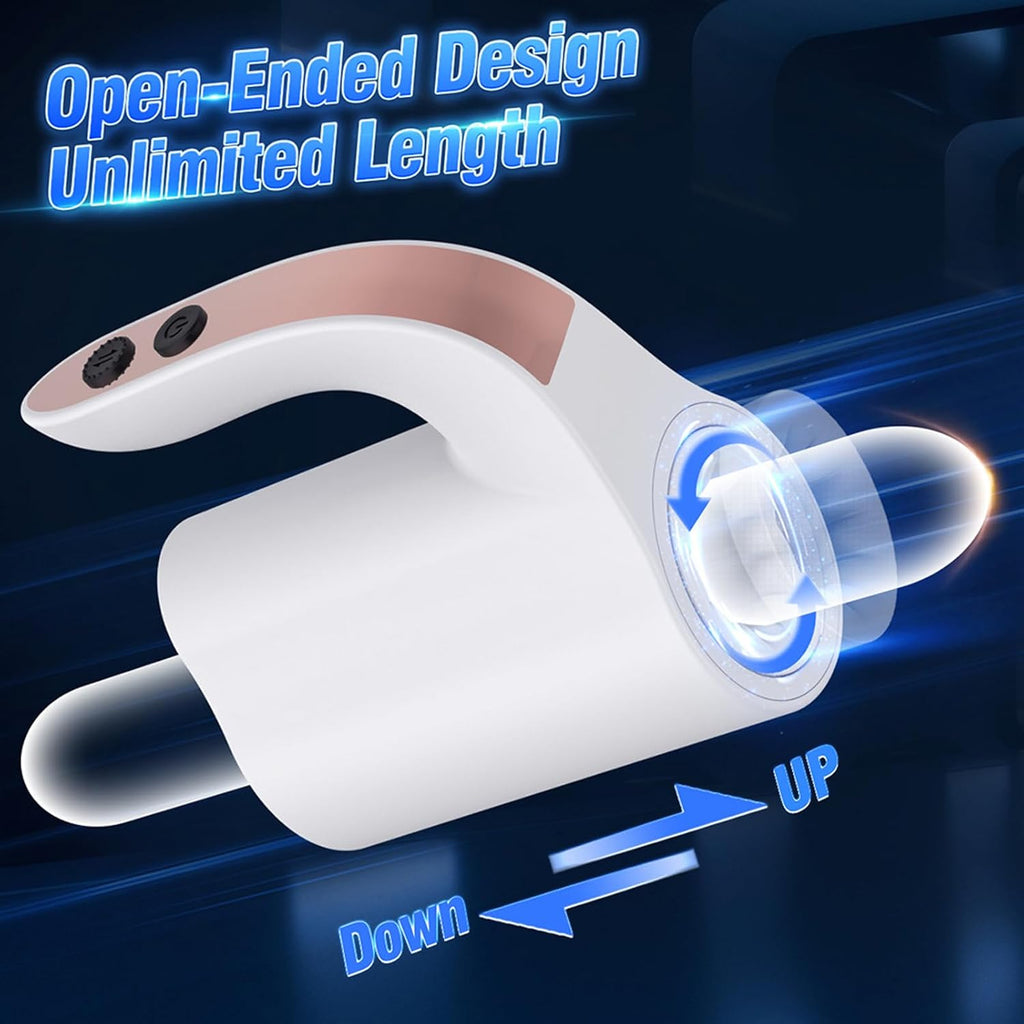 lektrischer Masturbator Cup Handfrei 5 Teleskop Rotationsmodi offenes Masturbieren für Männer wasserdicht Masturbatoren Taschenmuschi,Stroker Training Automatischer Elektrischer Masturbator