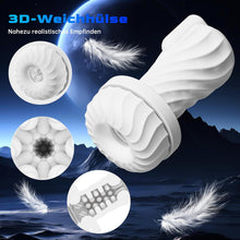 Load image into Gallery viewer, Masturbieren für Männer Elektrischer Masturbator, Sex Spielzeug für die Männer mit 3 Verdrehung &amp; 5 Teleskopfunktion Vibratiosmodi, 3D Realistisch Vagina Heizung Masturbatoren Taschenmuschi Sex Toys