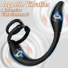 Load image into Gallery viewer, Prostata Stimulation Männer mit Penisring &amp; verlängerte Analvibratoren Sex Spielzeug für die Männer mit APP Vibratorensets für Männer 9 Vibrationsmodi Analplug Sex Spielzeug für die Paare