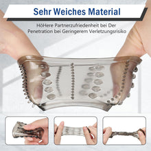Load image into Gallery viewer, Penismanschetten, 6er Pack Penis Sleeve Fallinsexy Transparente Wiederverwendbare Penishülle für Penisvergrößerung Sexspielzeug für Männer, Penis Sleeve Erbessern Ausdauer &amp;Sensibilität